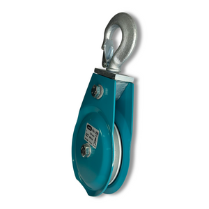 WEBI Return Pulley with Rotating Steel Hook for Wire Cables, Type ETT-205 - Capacity 400kg