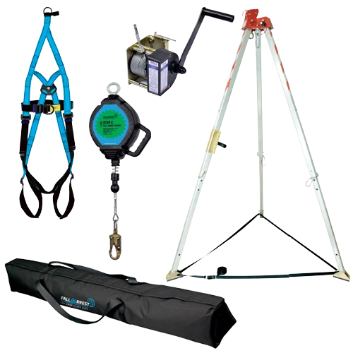 Aluminium Confined Space Rescue Tripod Kit