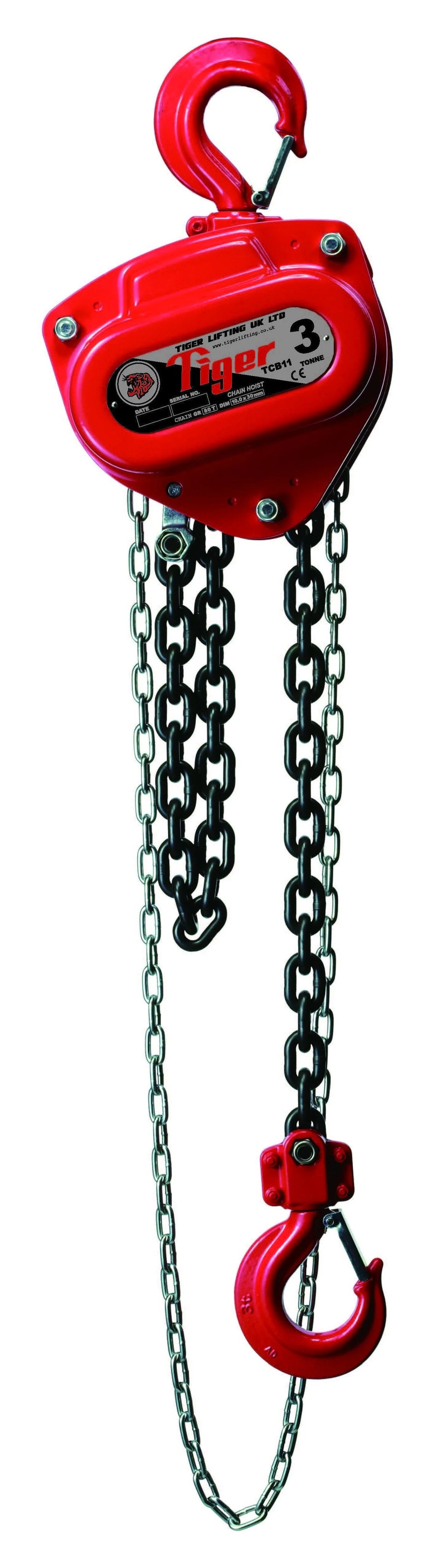 TIGER CHAIN BLOCK  PROCB, 10.0t CAPACITY with WLL