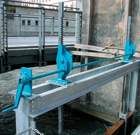 Pfaff SCH-W Sluice Gate Jack – 10000kg Capacity