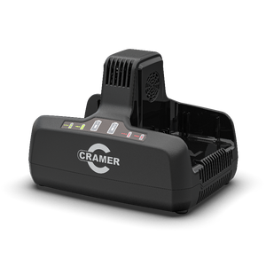 Black Cramer double slot battery charger 
