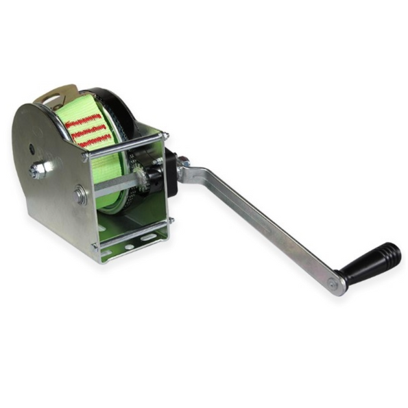 AFDS Goliath Zinc Plated Webbing Winch supplied with 50mm webbing strap & hook