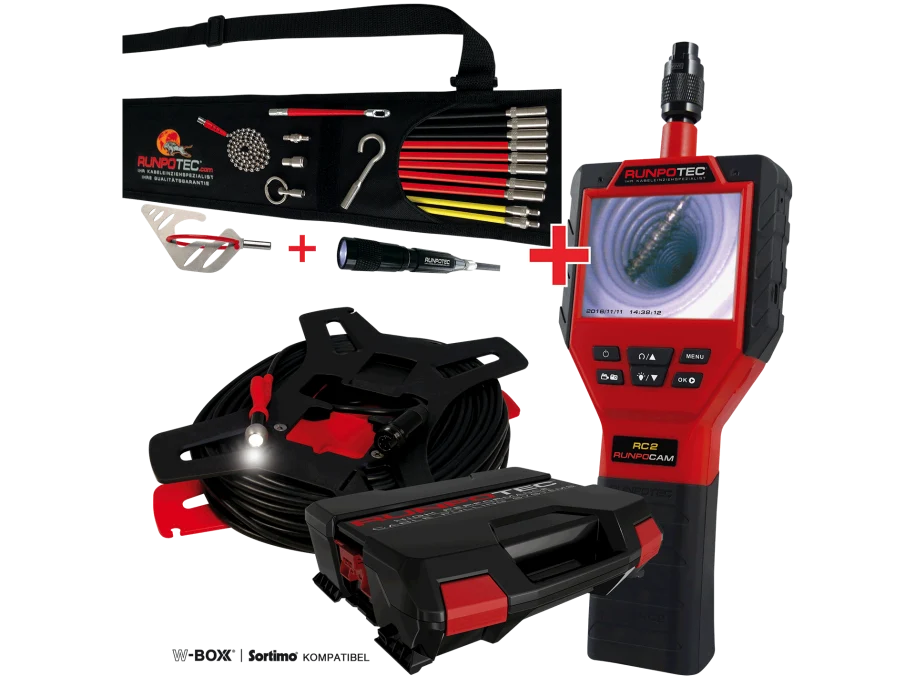 RUNPOTEC - RUNPOCAM RC2 - 30 M INCL. RUNPOSTICKS STANDARD