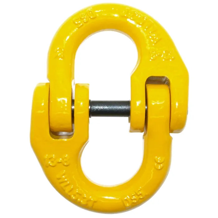Grade 80 Component Connector with Yellow Finish from RiggingUK