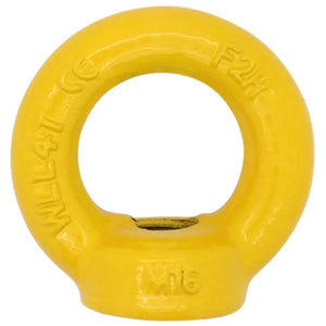 Grade 80 Lifting Eyenut - Yellow Finish  from RiggngUK
