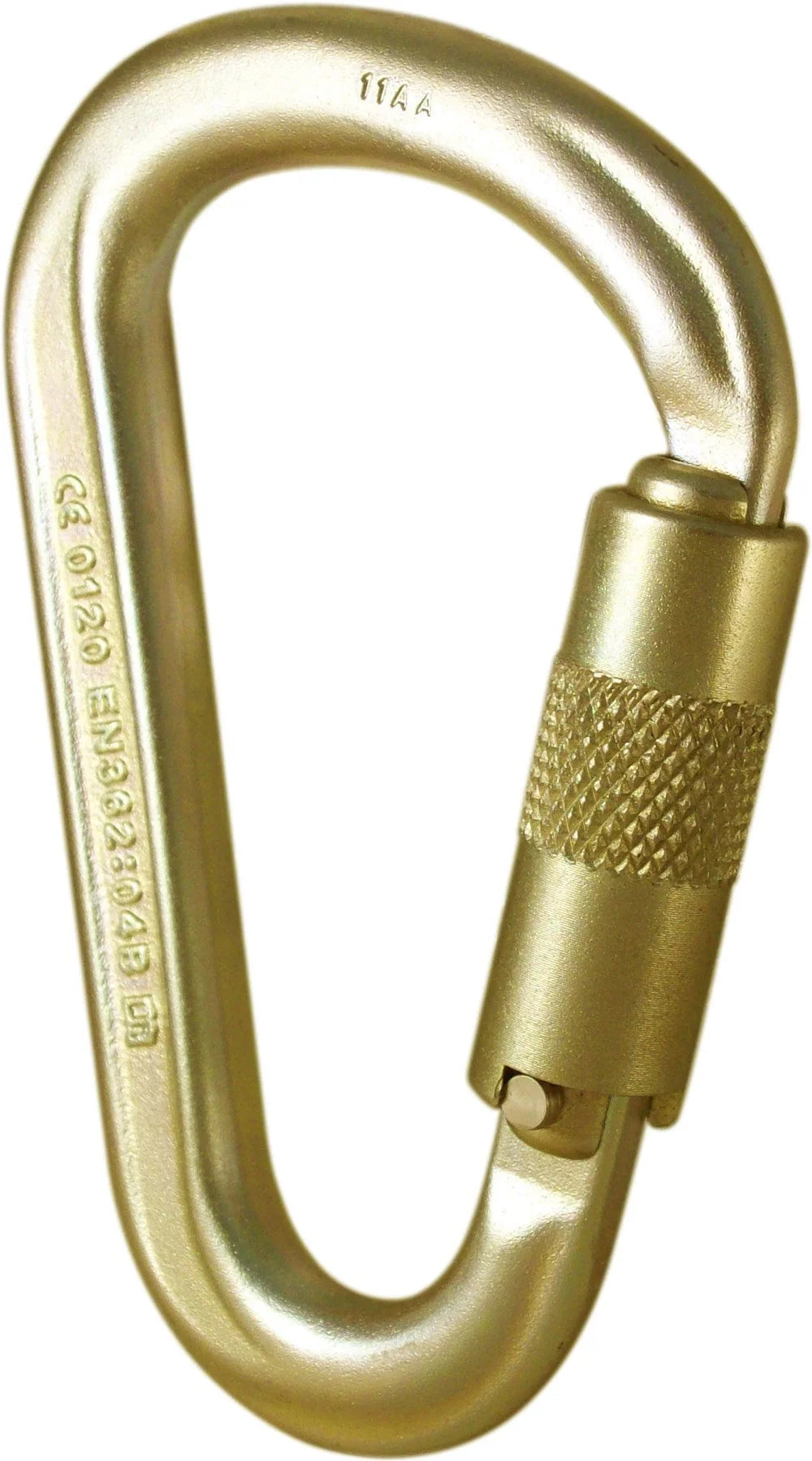 ISC HMS Quadlock (4-way) Steel Karabiner - MBS 50kN - Zinc Plated