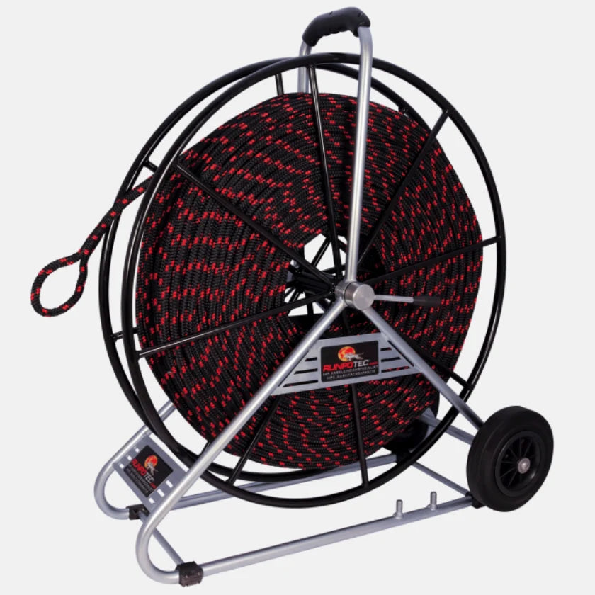 RUNPOTEC 10mm Polyester Pulling Rope with Reel