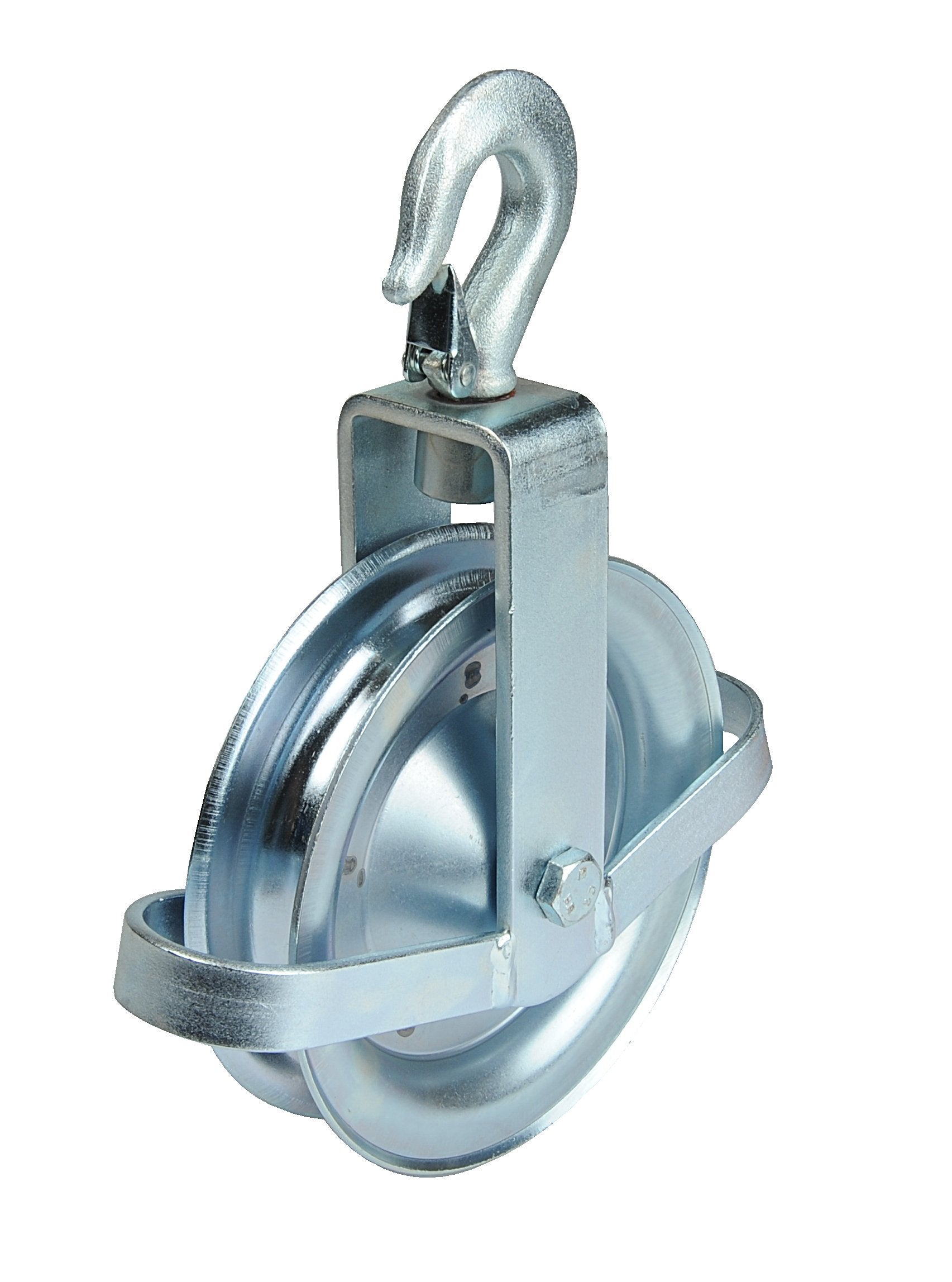WEBI Pulley Type ETT-201 - Construction Site Pulley with Rotating Steel Hook from RiggingUK