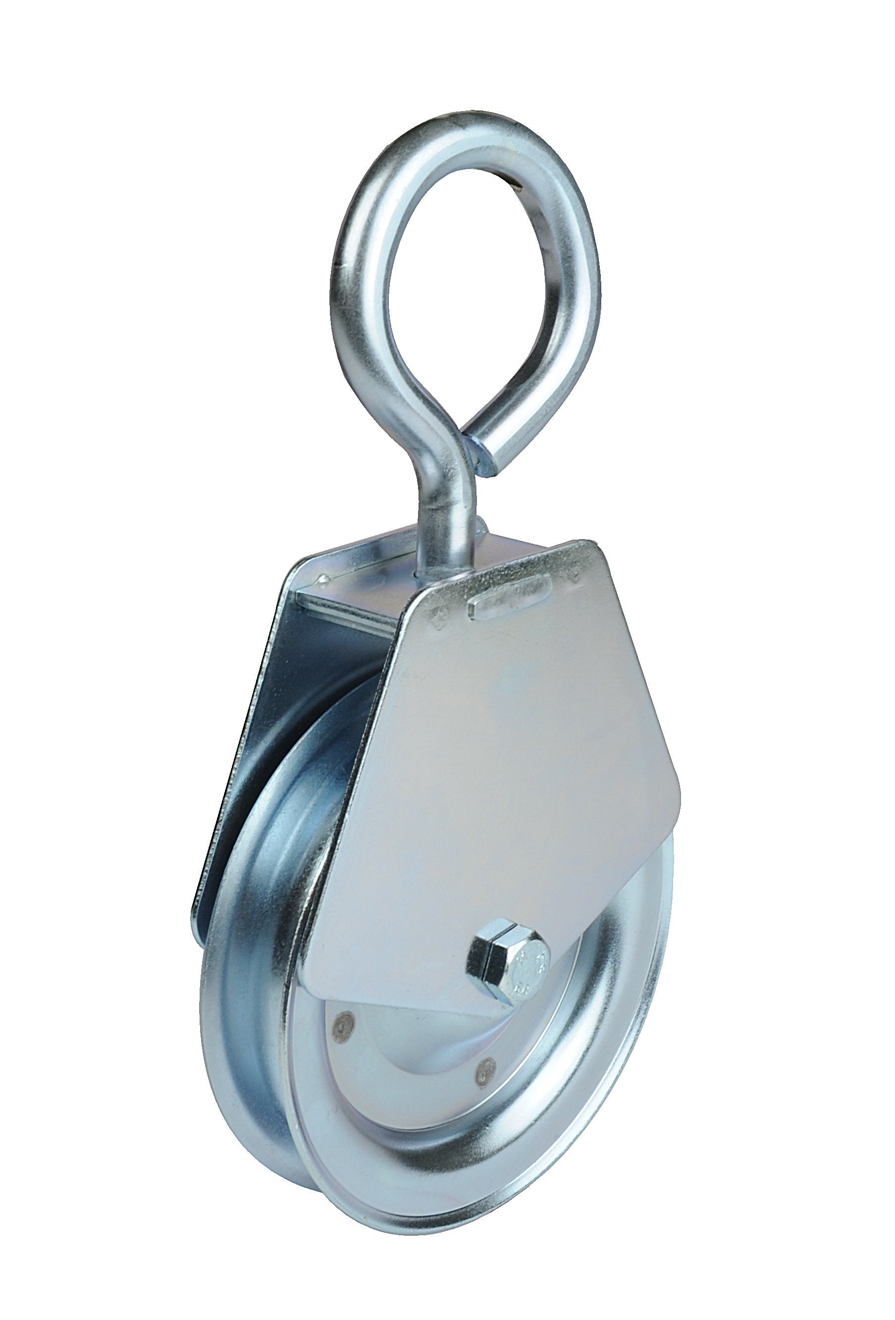 WEBI Pulley Type ETT-202 - Construction Site Pulley with Rotating Steel Hook for Scaffolding from RiggingUK