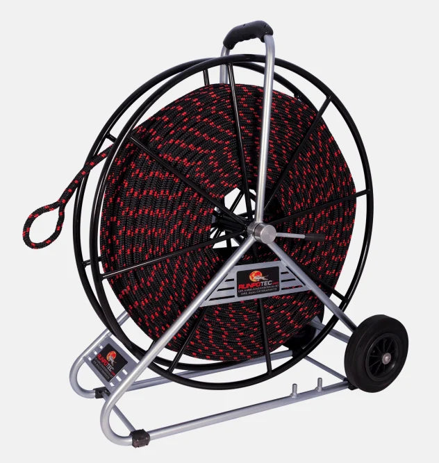 RUNPOTEC 12mm Polyester Pulling Rope with Reel