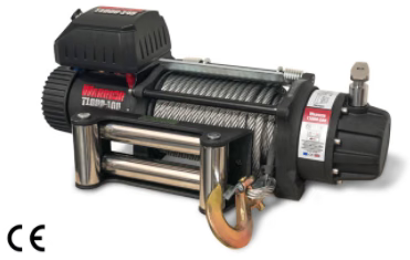 T-1000 Severe Duty Military Winch - 10,000 lb 12V & 14V- Complete with Steel Rope 14V
