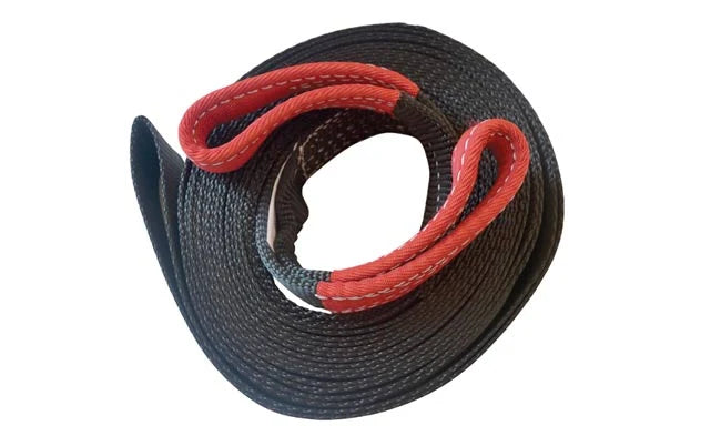 Warrior Winches 4T Nylon Winch Extension Rope, 50mm wide by 10m or 20m