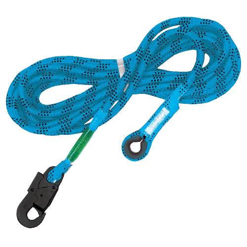 12mm Synthetic Safety Rope with Hook. 10, 20 or 30m Lengths