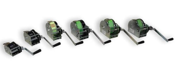 AFDS Goliath Zinc Plated Webbing Winch range supplied with 50mm webbing strap & hook