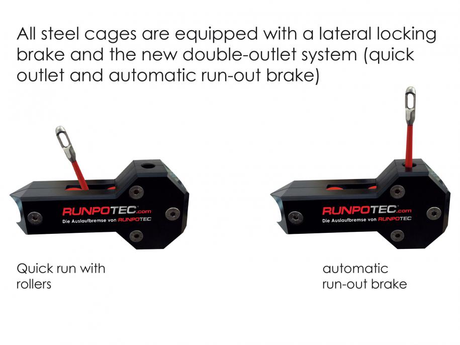 Lateral Locking Brake for RUNPOTEC PROFI-SET Fiberglass rod