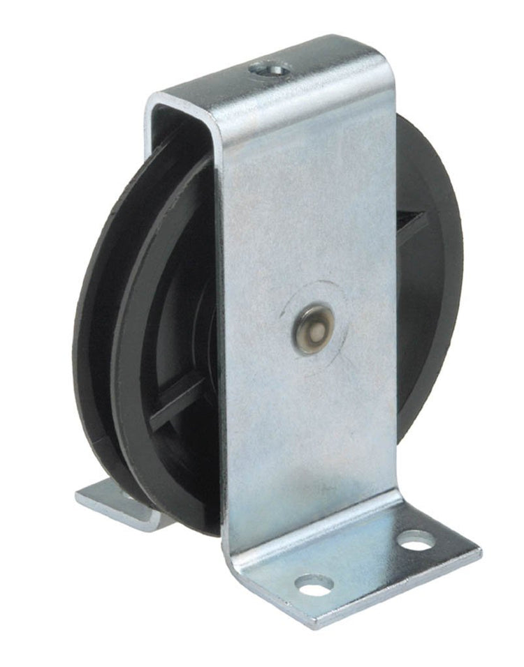 WEBI Pulley Type ETT-116P - Polymide Pulley with Bearing & Galv Bracket 