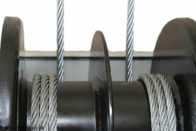 GEBUWIN - 5000kg Worm Gear Hand Winch