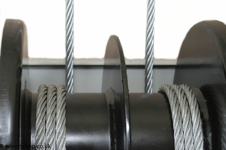 GEBUWIN - 5000kg Worm Gear Hand Winch