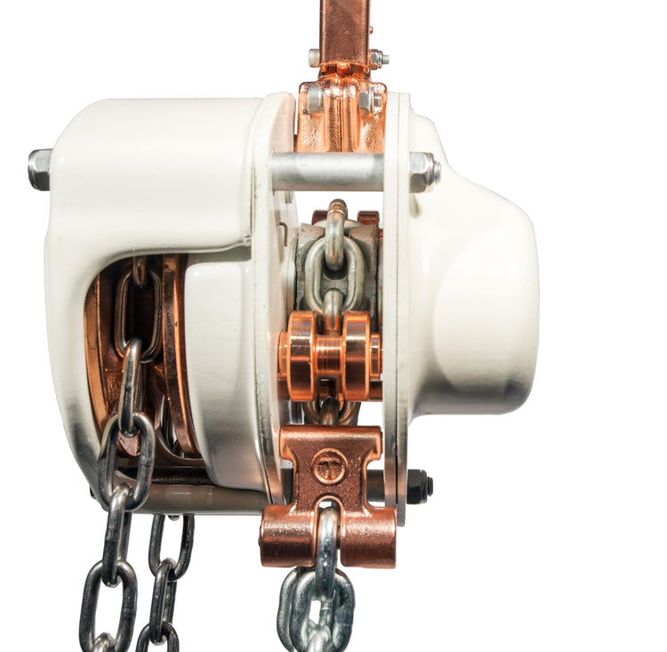 TIGER SPARK RESISTANT SS20 CHAIN BLOCK XCB, 20.0t CAPACITY WLL Ref: 219-21 - Hoistshop
