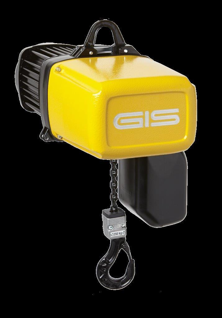GIS GPM250/1NF ELECTRIC CHAIN HOIST WITH EYE SUSPENSION - MAX 320kg SWL Ref: 203-1 - Hoistshop